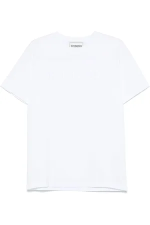 Iceberg Camiseta con logo bordado