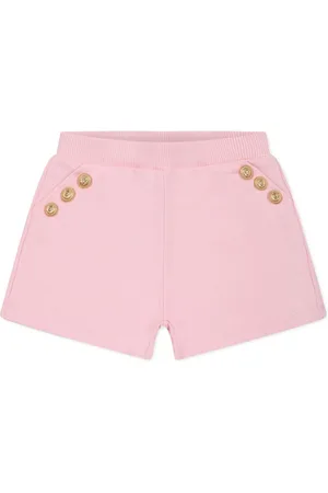 Balmain Bermudas con logo en relieve