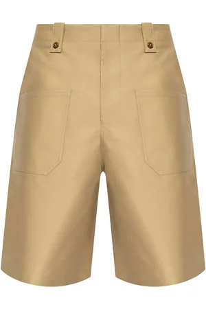 Alexander McQueen Bermudas con pinzas