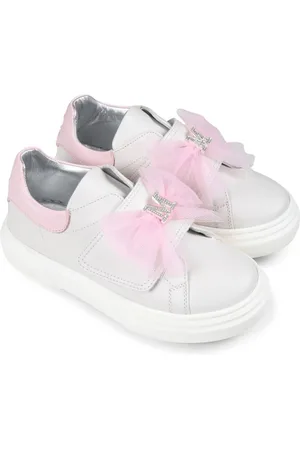 MONNALISA Zapatillas con logo de strass