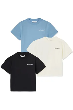 Palm Angels Pack de tres camisetas con logo estampado