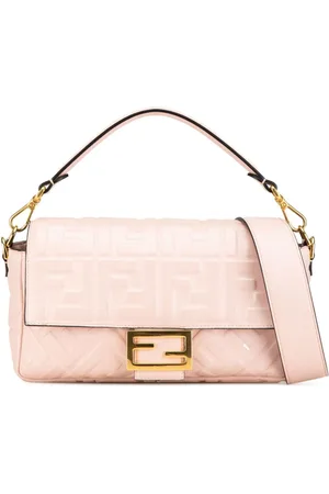 Fendi Bolso satchel Zucca baguette mini con relieve 2000-2010