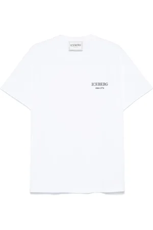 Iceberg Camiseta con logo bordado