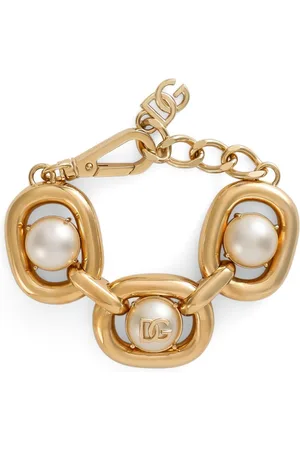 Dolce & Gabbana Pulsera con placa del logo