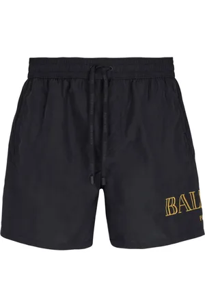 Balmain Bañador con logo bordado