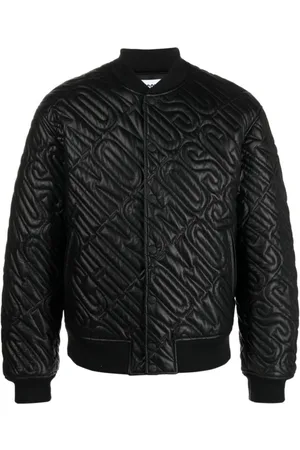 Moschino Chaqueta bómber con logo en relieve