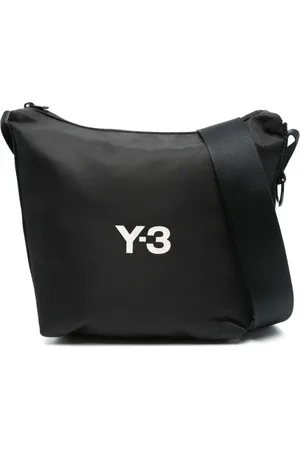 Y-3 Bolso messenger con logo estampado de x adidas