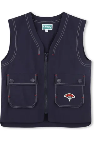 Kenzo Chaleco con parche del logo