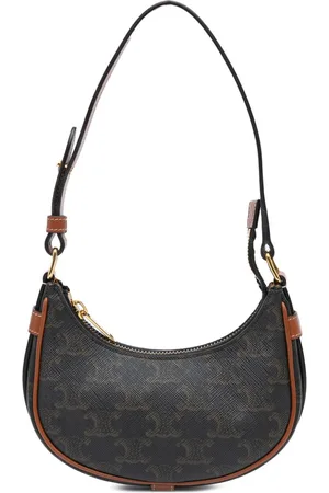 Céline Bolso de hombro Mini Triomphe Coated Canvas Ava 2022