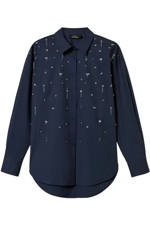 Twin-Set Camisa con mano bordada