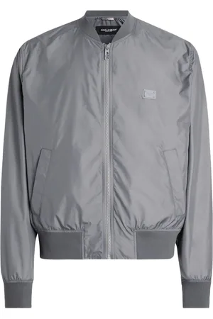 Dolce & Gabbana Chaqueta bómber con placa del logo