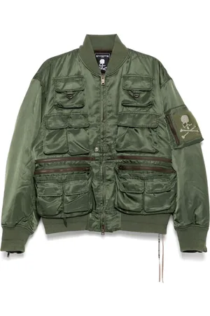 MASTERMIND Chaqueta bómber con múltiples bolsillos