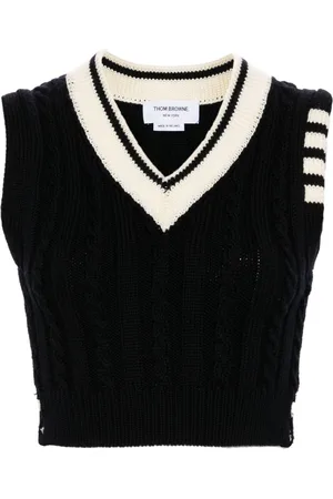 Thom Browne Chaleco con motivo 4-Bar
