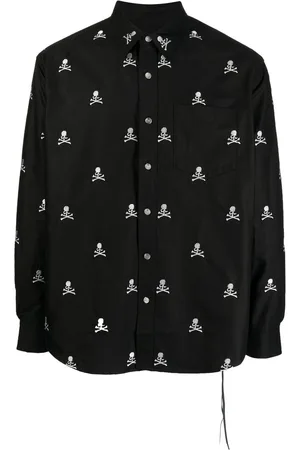 MASTERMIND Camisa con bordado de calaveras