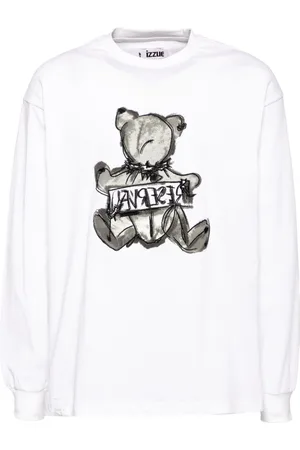 Izzue Camiseta con estampado gráfico y manga larga