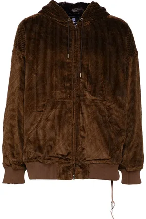 MASTERMIND Chaqueta de pana con capucha