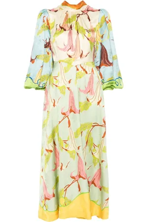 ALÉMAIS Vestido midi Rafaela