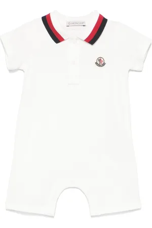 Moncler Pelele con parche del logo