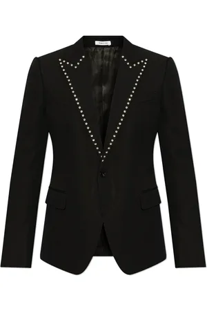 Alexander McQueen Blazer con detalles de cristales