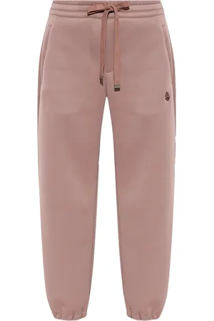 Alexander McQueen Pantalones de chándal con logo bordado