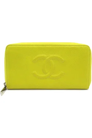 CHANEL Cartera larga con cremallera redonda 2014
