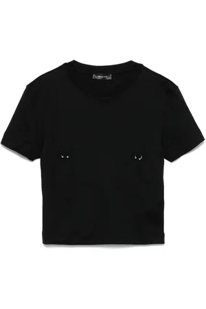MUGLER Camiseta con perforaciones