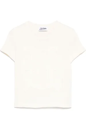 Jean Paul Gaultier Camiseta con logo en relieve