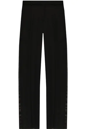 Alexander McQueen Pantalones anchos de esmoquin