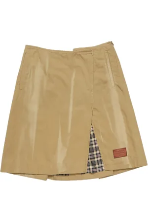 Acne Studios Falda midi con cremallera oculta