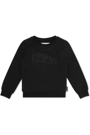 Philipp Plein Sudadera con logo de apliques