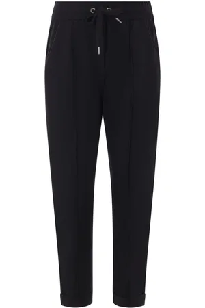 Brunello Cucinelli Pantalones con detalle Monili