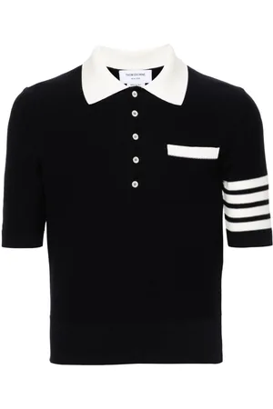 Thom Browne Polo con motivo 4-Bar