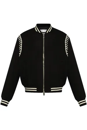 Alexander McQueen Chaqueta bómber bordada
