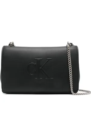 Calvin Klein Bandolera con logo en relieve