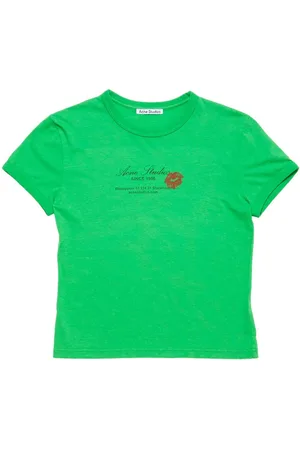 Acne Studios Camiseta con logo estampado