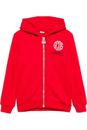 GCDS Sudadera con capucha y cremallera