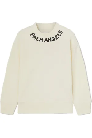 Palm Angels Sudadera estampada con cuello redondo