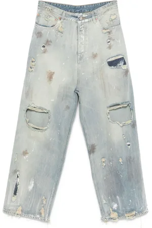 Vetements Vaqueros Trashed