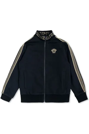 VERSACE Chaqueta con cremallera y motivo Medusa