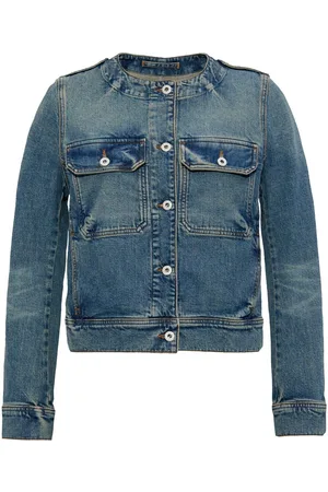 Kenzo Chaqueta vaquera sin cuello