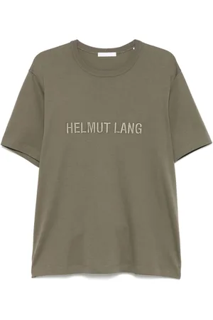 Helmut Lang Camiseta con logo bordado