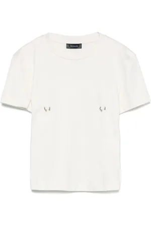 MUGLER Camiseta con perforaciones