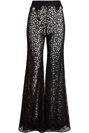 Giambattista Valli Pantalones acampanados con encaje