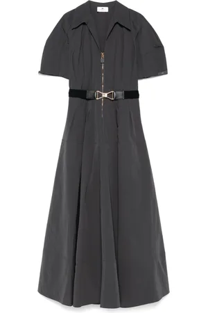 Elisabetta Franchi Vestido midi con cinturón