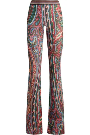 Etro Pantalones con motivo de cachemira