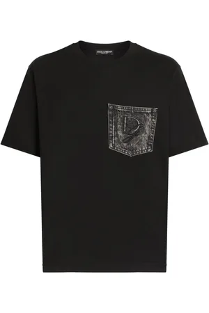 Dolce & Gabbana Camiseta con bolsillo del logo