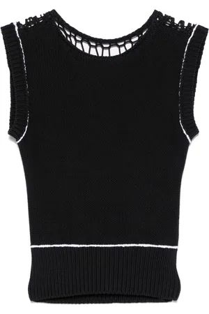 Maison Margiela Top de punto flojo