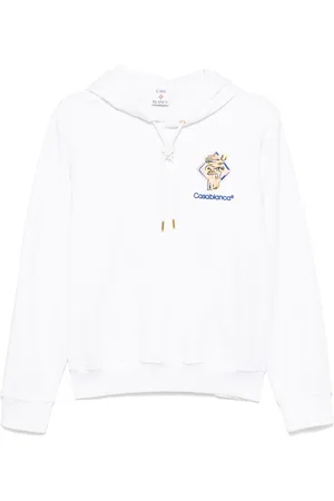 Casablanca Sudadera con capucha y logo bordado