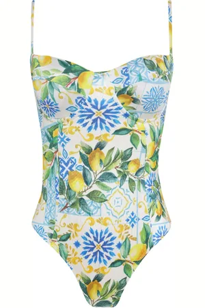Brigitte Bañador con limones estampados