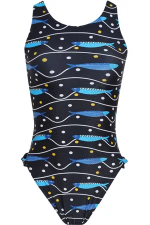 Brigitte Bañador con peces estampados